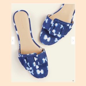 ANN TAYLOR Sutton Tie Dye Buckle Slides